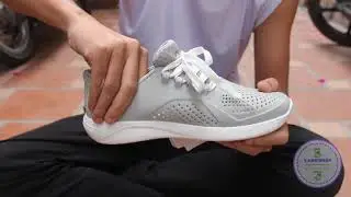Cận Cảnh Gi&agrave;y Crocs LiteRide M&agrave;u X&aacute;m Của Yang'Shop - Link Mua ở M&ocirc; Tả