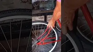 700 wheel on a 26 frame #shorts