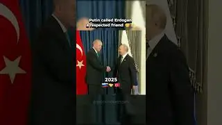 Putin&ndash;Erdogan relationship: friendship or rivalry? 2019-2025 #politics #putin #erdoğan #shorts
