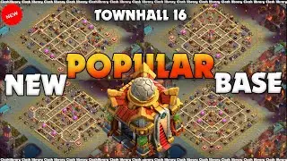 TOP 10! NEW BEST Town Hall 16 (TH16) Base Layout + Copy Link 2026 | TH16 War Base | Clash of Clans