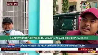 FOOD DISTRIBUTED TO STRANDED MANIPURIS AT MANIPUR BHAVAN IN GUWAHATI