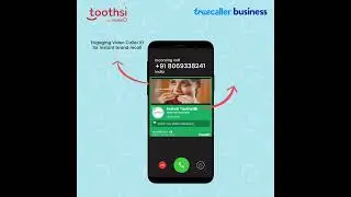 toothsi is now verified on Truecaller for Business!