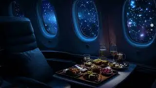 White Noise Private Jet | Sleep or Study to Airplane Cabin Sound | 3 Hours Plane Noise