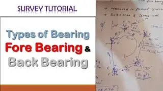 Types of Bearing.                                              Fore Bearing and Back Bearing