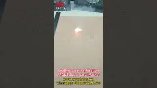 Leather Laser Perforation | ARGUS LASER Dynamic Super Laser Marking Machine