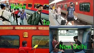 ballia to new Delhi 🚆//train travel vlog @baaghisafargt @BANJARAVLOGS350 @areacodevlogs3262