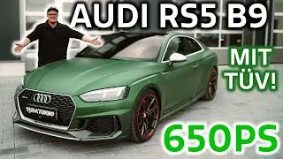 650PS & MEGA Sound mit TÜV Zulassung  - Audi RS5 B9 Tuning - Acceleration & Drive by - BTM Turbo