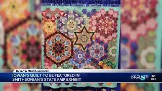 Iowa woman's quilt to be featured in Smithsonian's state fair exhibit