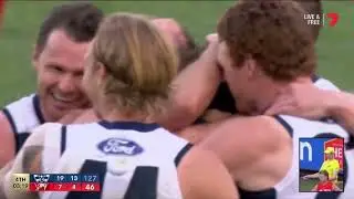 Joel Selwood Kicks A Goal in the 2022 Toyota AFL Grand Final (w/ Cartoon SFX)