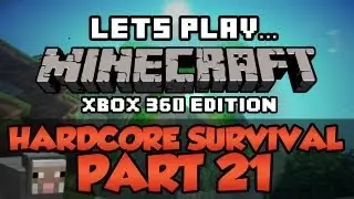 Lets Play Minecraft : Xbox 360 | Survival Hardcore | Part 21 - Mineral Hunting!