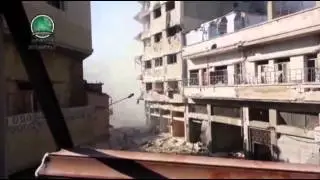 Raw: Syrian Troops Capture Rebel District