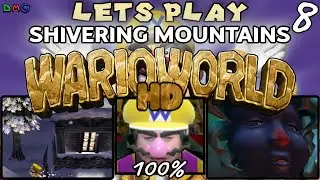 Lets Play Wario World HD (GCN) 100%: Part 8 - SHIVERING MOUNTAINS