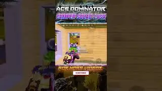 Camper Squad In Ace Dominator Lobby 🙀 1vs4 Clutch Intense. Bgmi Pubg 😅 #shorts #bgmishorts #pubgm