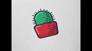 Cactus Vector Icon Adobe Illustrator Tutorial