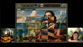 Amerigo Vespucci Puzzle 🏰🧩🎓 Fun History Homework (Education Games)