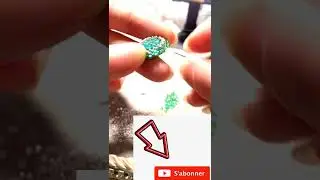 creation pendentif effet emeraude titanic