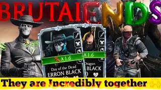 They have amazing equipments setup | Erron Black Friendship & Brutality MK Mobile | Survivor Mode