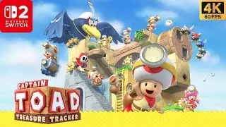 Captain Toad: Treasure Tracker Gameplay on Nintendo Switch 2 - 4K Walkthrough (No Commentary)