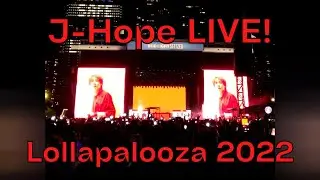J-Hope Live @ Lolapalooza 2022 in Chicago