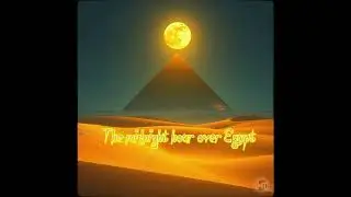 The midnight hour over Egypt