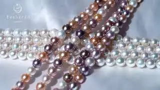 9-12mm AAA Multicolor Edison Pearl Strand For Necklace Making|MOQ:10 Strands|Chinese Wholesaler