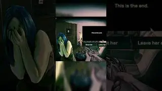 I actually felt bad (No, I'm not a human demo) #scary #noimnotahuman #gun #sisters #guilty #rip :(