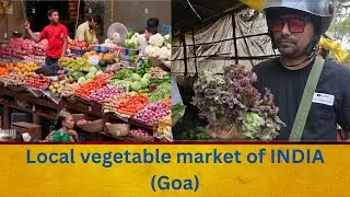 Local Vegetable market in Goa - INDIA