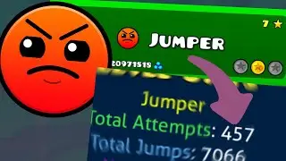 Прошел Jumper после 4 файлов на 90%...Geometry Dash