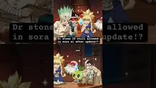Testing Sora 2 IPs after nerf #aiart #soraai #drstone #anime #parody