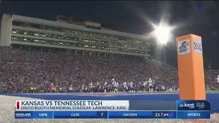 KU football dominates in season opener
