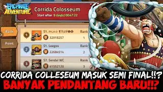 CORRIDA COLESEUM BANYAK PAKAI USOPP WANO!! LEEGOS MASUK SEMI FINAL LAGI!! | Epic Pirate Adventure