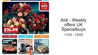 Aldi - Weekly offers UK Specialbuys 11/02 - 15/02