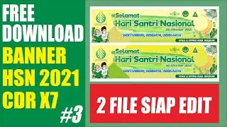 BANNER HARI SANTRI 2021 CDR FREE DOWNLOAD #PART 3