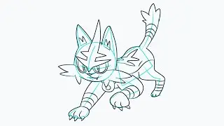 C&oacute;mo Dibujar a Torracat de Pok&eacute;mon 😺🔥  | Tutorial F&aacute;cil en 9 Pasos