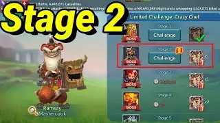 Lords mobile limited challenge crazy chef stage 2