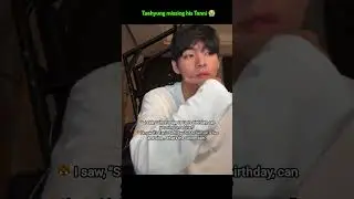 🐯: I know it&rsquo;s Tannie&rsquo;s birthday 🎂 😭 Weverse Live 250906 #kpop #bts #shorts #taehyung #v #trending