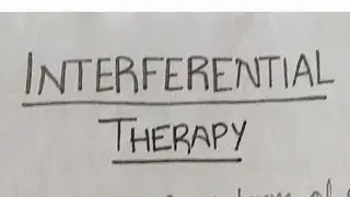 IFT (Interferential therapy)