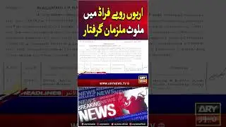 اربوں روپے فراڈ میں ملوث ملزمان گرفتار۔ #dollar #curroption #crime #breakingnews #shorts #arynews