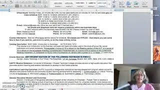 syllabus video 2020 fall