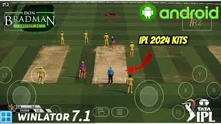 HOW TO PLAY DON BRADMAN CRICKET 14 ON ANDROID WITH WINLATOR 7.1 EMULATOR |