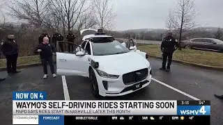 Driverless Waymo vehicles to start operating in parts of Nashville this month, police say
