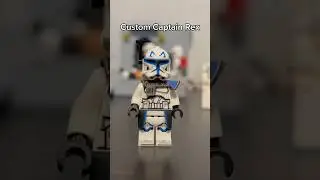 Custom vs Official Lego Captain Rex #clonewars #captainrex #legostarwars