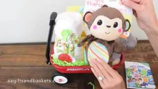 Baby Einstein Wild Jungle Welcome Wagon Gift Basket(CM-BEWWW)