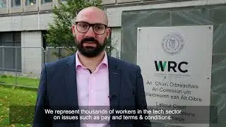 James Callaghan at the WRC on behalf of a group of members.