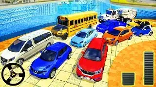 City Driver Roof Parking Challenge - Driving School Bus | Android Gameplay