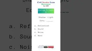 Word Analogy | Analogy Test Questions | Civil Service Exam Reviewer #civilserviceexam #cse2025 #cse