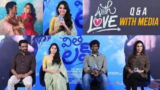With Love Movie Team Q&A session With Media at Trailer Launch Event