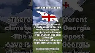 Facts about Georgia🇬🇪 #country #europeancountry #asiancountries #georgia #geography #asia #shorts