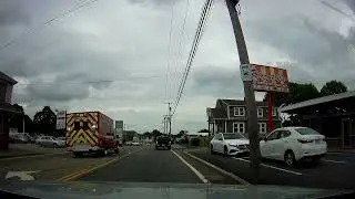 North Providence Fire Department Rescue 1 Responding Code 3 on Mineral Spring Avenue | Rhode Island