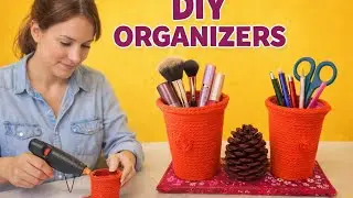Turn Waste into Decor | DIY Recycled Cup Organizer | Trash to Treasure